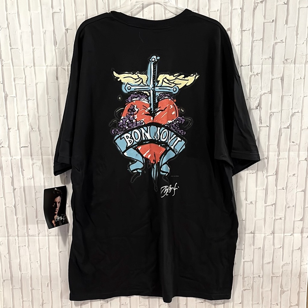 2008 Hard Rock Cafe Bon Jovi Cafe Sig. Series 26 Short Sleeve Tee-Shirt
